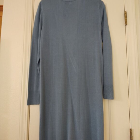 BNWT DUSTER LIGHTWEIGHT CARDIGAN SWEATER STONEWASHED BLUE MEDIUM - Picture 5 of 9